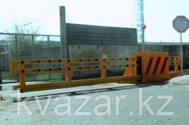 Тяжелый противотаранный откатной электромеханический шлагбаум ПТШ "БУК-РК"-7000 .категория К-12 (РК)