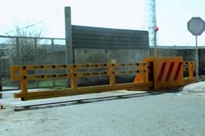 Тяжелый противотаранный откатной электромеханический шлагбаум ПТШ "БУК-РК"-5000.категория К-12 (РК)