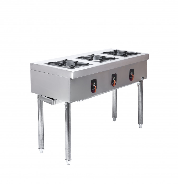 Газовая плита 3 конфорочная (расстояния меж. конф. 10см) F50M, фото 1