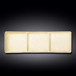 Менажница прямоугольная 3 секции 40,5х13см Sandstone (661336) Wilmax