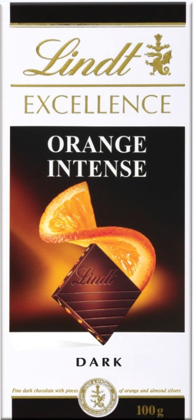 I околадная плитка Lindt Orange Intense  т 100 г