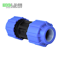 Муфта компрессионная 25 PN 16 ПЭ/Fitsa