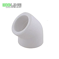 Угольник  50*45 PN 25  белый  РТП