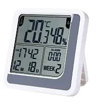 Термогигрометр цифровой Т-06 с часами (-50...+70*С, влажность от 10 до 99%)