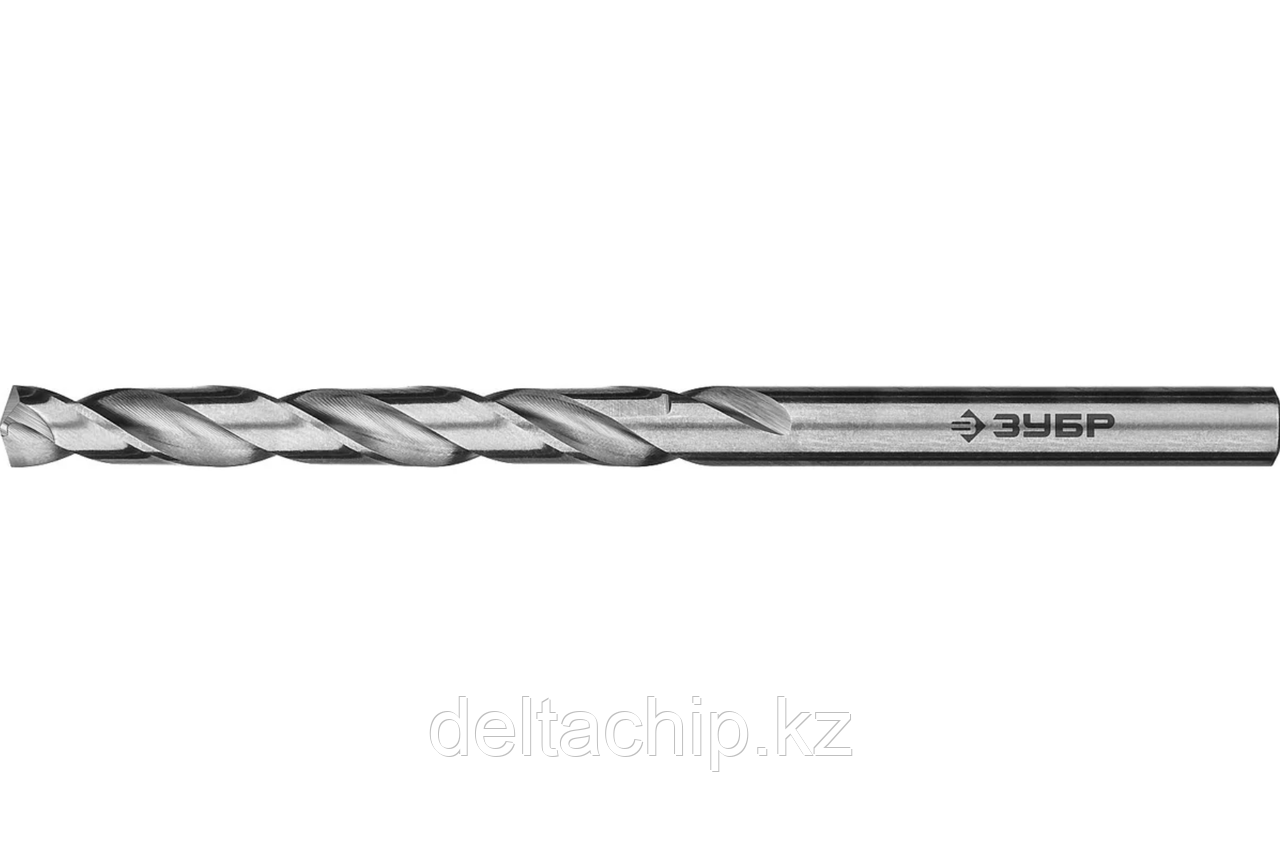 ЗУБР  ПРОФ-А, 5.0 х 86 мм, сталь Р6М5, класс А, сверло по металлу, Профессионал (29625-5)