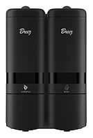 Настенный двойной дозатор для душевых BREEZ S-8162 черный