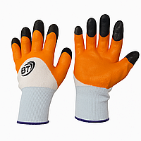 Перчатки черный палец