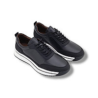 Мужские стильные кроссовки натуральная кожа