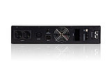 Источник бесперебойного питания SVC RTU-1KL-LCD (1000ВА /800Вт | Стоечный 19'' 2U | AVR:145-275В | Бат:12В/7Ач*2шт | USB | 3 вых), фото 2