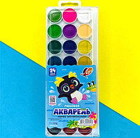 Акварельные медовые краски для рисования 24 цветов