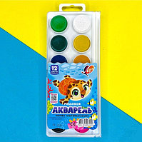 Акварельные медовые краски для рисования 12 цветов