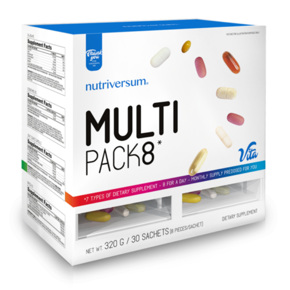 Multi Pack 8, 30 пак, NUTRIVERSUM, фото 1