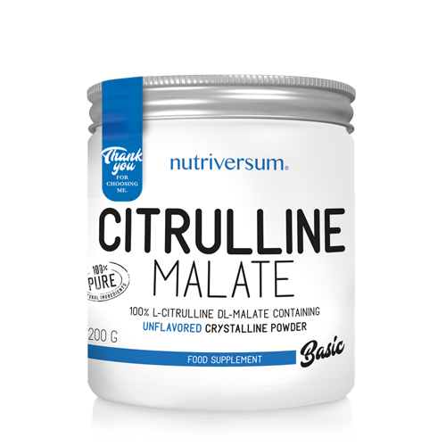 BASIC - Citrulline Malate, 200 g, NUTRIVERSUM, фото 1
