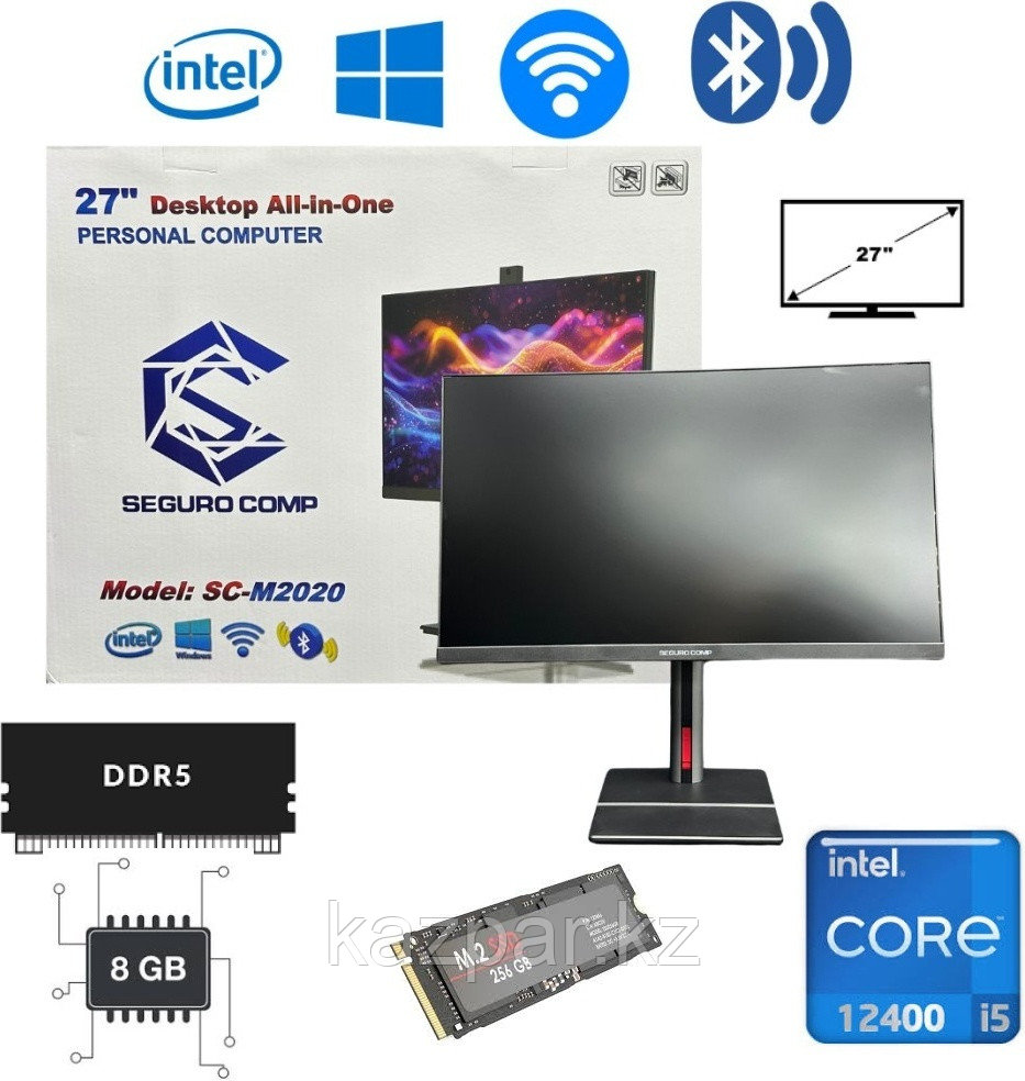 Моноблок SEGURO COMP SC-M2020/4 SC-M2020/4 черный, фото 1