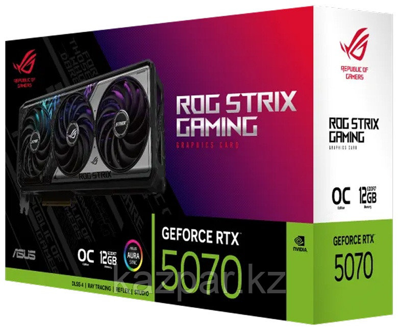 Видеокарта ASUS ASUS ROG Strix GeForce RTX 5070 12GB GDDR7 OC Edition (ROG-STRIX-RTX5070-O12G-GAMING) 12 Гб, фото 1