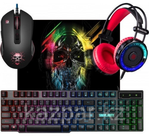 Клавиатура Defender Singularity MKP-118 черный, фото 1