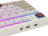 Клавиатура Royal Kludge RK N80 коричневый, фото 3