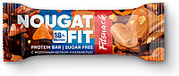Fitsnack батончик Nougat Fit батончик глазированный с молочным белком и карамелью 1 шт