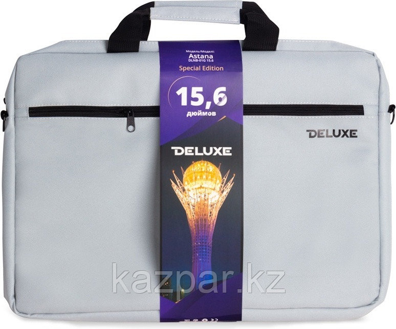 Сумка Deluxe DLNB-01G до 15.6" серый, фото 1