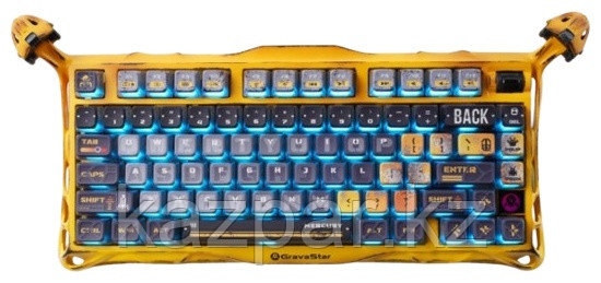 Клавиатура GRAVASTAR Mercury K1 Pro Wireless Battle-Worn Yellow желтый, фото 1