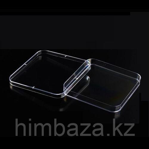 Чашка Петри квадратный полистирол, 117*117*14 мм (уп.10 шт), фото 1