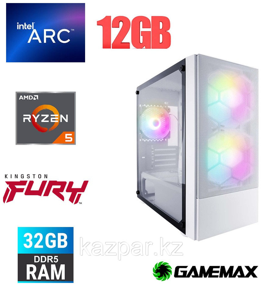 SEGURO COMP R5 8400F / B580 / 32 Гб / SSD 1000 Гб / Win 11 Pro, фото 1