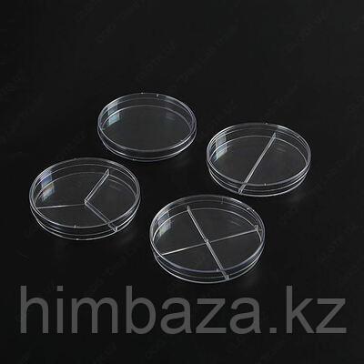 Чашка Петри 3-секционная, круглая, полистирол, 85×12 мм (упаковка 10 шт.), фото 1