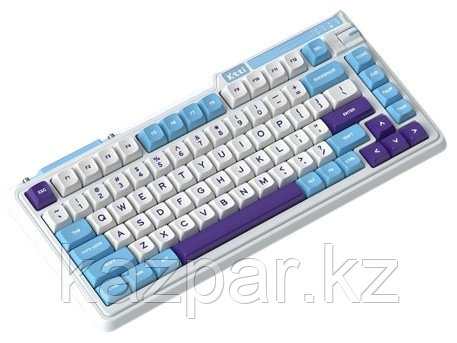 Клавиатура Kzzi KZZI K75 голубой, фото 1