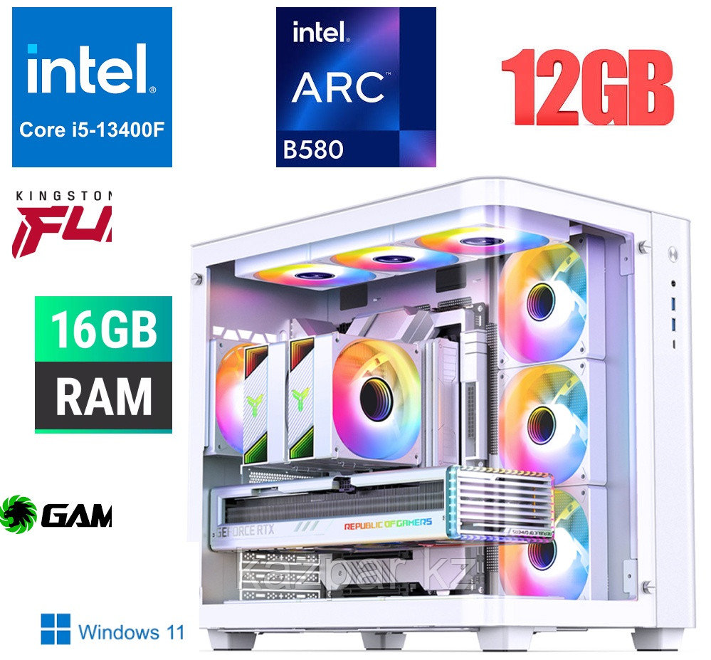 SEGURO COMP i5-13400F / B580 12 Гб / 16 Гб / SSD 1000 Гб / Win 11 Pro, фото 1