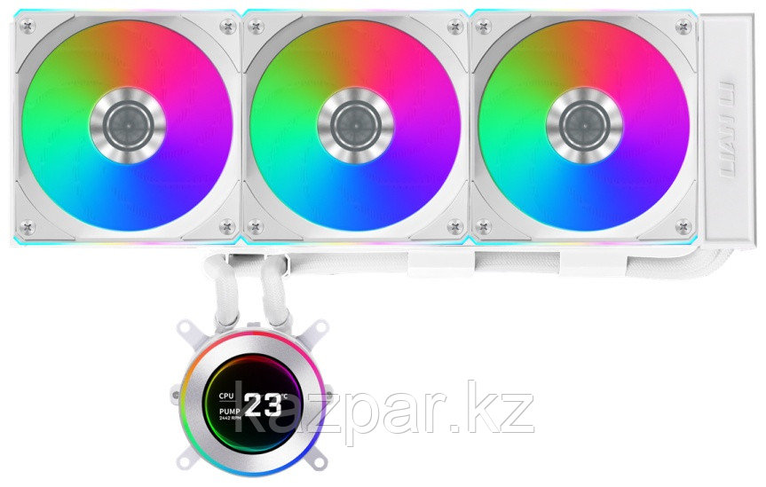 Кулер LIAN LI Hydroshift ll LCD-C 360CL White G89.GHS2LCD36RW.00, фото 1
