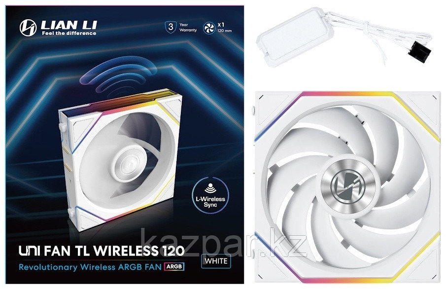 Вентилятор LIAN LI Uni Fan TL Wireless 120 ARGB 12TL1W1W, фото 1