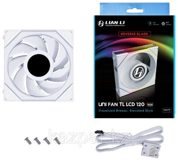 Вентилятор LIAN LI Lian li UNI FAN TL LCD 120 Reverse Blade G99.12RTLLCD1W.R0, фото 1