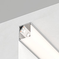 Профиль алюминиевый угловой квадратный, серебро, CAB281