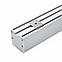Профиль алюминиевый накладной "Линии света" с крепежами, серебро, CAB256, фото 3