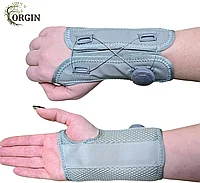 Ортез на лучезапястный сустав серый размер универсальный левый OR611 ORGIN