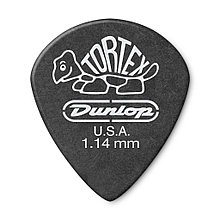 Медиатор, толщина 1.14мм, Dunlop Tortex Pitch Black Jazz III 482R1.14