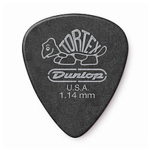 Медиатор, 1.14 мм, Dunlop Tortex Pitch Black Standard, 488R1.14