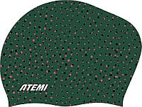 Шапочка силиконовая Atemi Long hair cap Point green