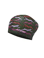Шапочка силиконовая Atemi Long hair cap Jumping lynx