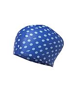 Шапочка силиконовая Atemi Long hair cap Point blue