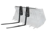 Вилы откидные паллетные Impulse PF2000 на ковш Terex 970 - TLB890/990