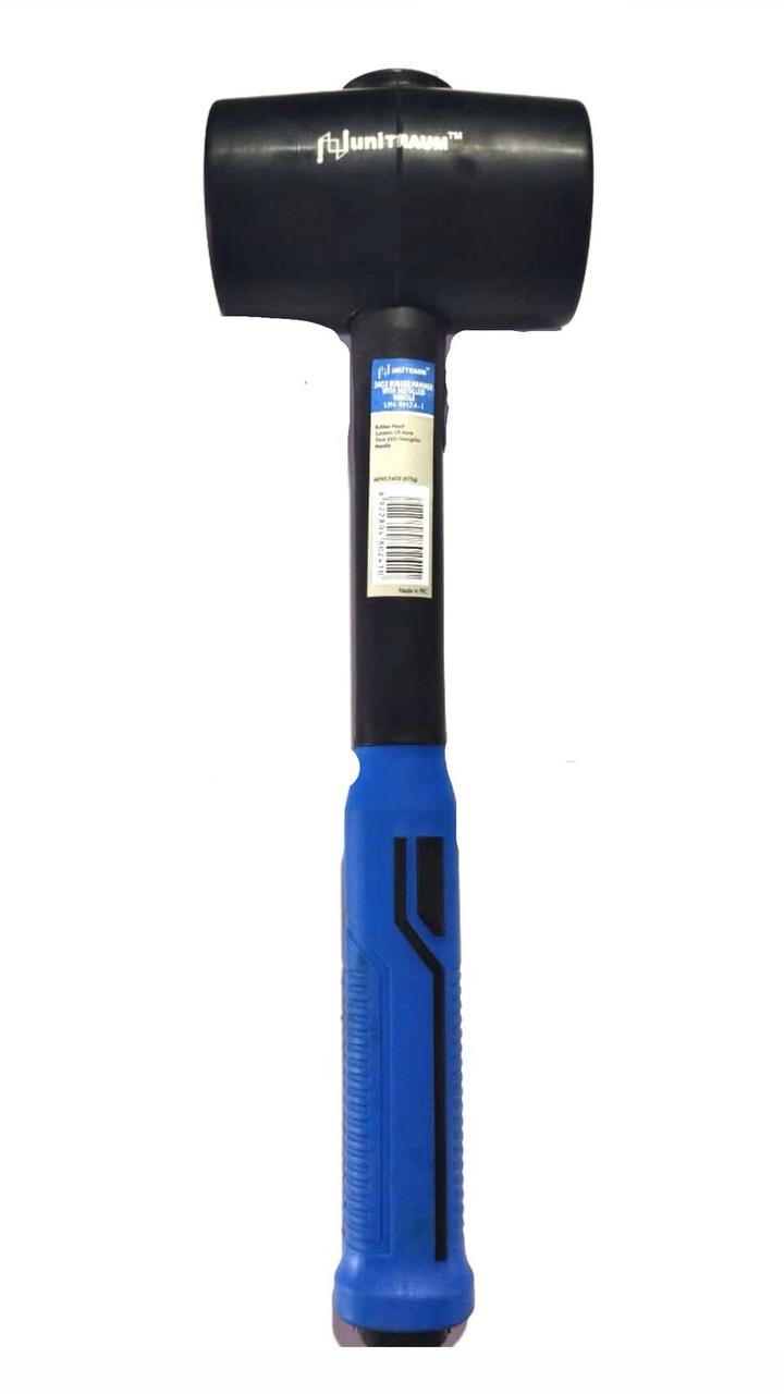 Молоток рихтовочный 40OZ-1125гр (резиновая рукоять) (UN-RH40-1) RH01E0040-1, фото 1