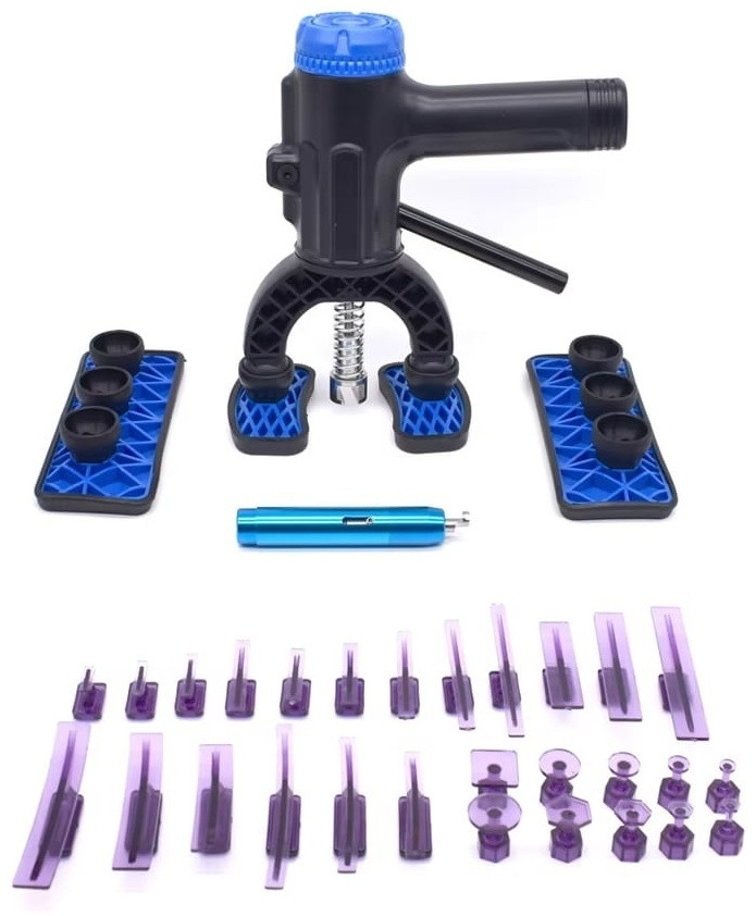 Минилифтер с универсальным захватом в комплекте с клеевыми адаптерами FOLLIS XF-046, 32 предмета - фото 1 - id-p126999559