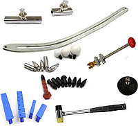 Набор для удаления вмятин, инструменты для ремонта повреждений крыльев автомобиля FOLLIS XF-06599, 27 предметов