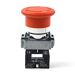 Кнопка поворотная ASIATURK XB2-BE102 красная