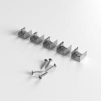 Клипса монтажная для силиконового профиля для светодиодной ленты (5 шт.)