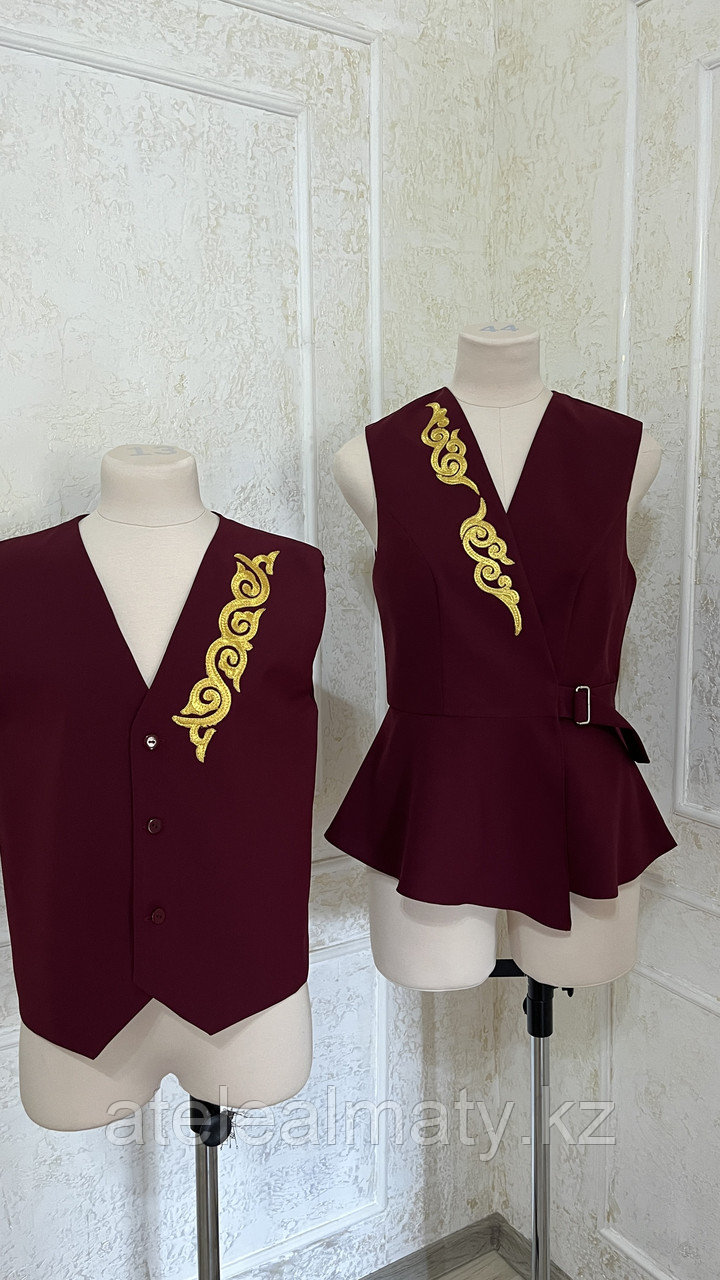 Жилет с национальным орнаментом