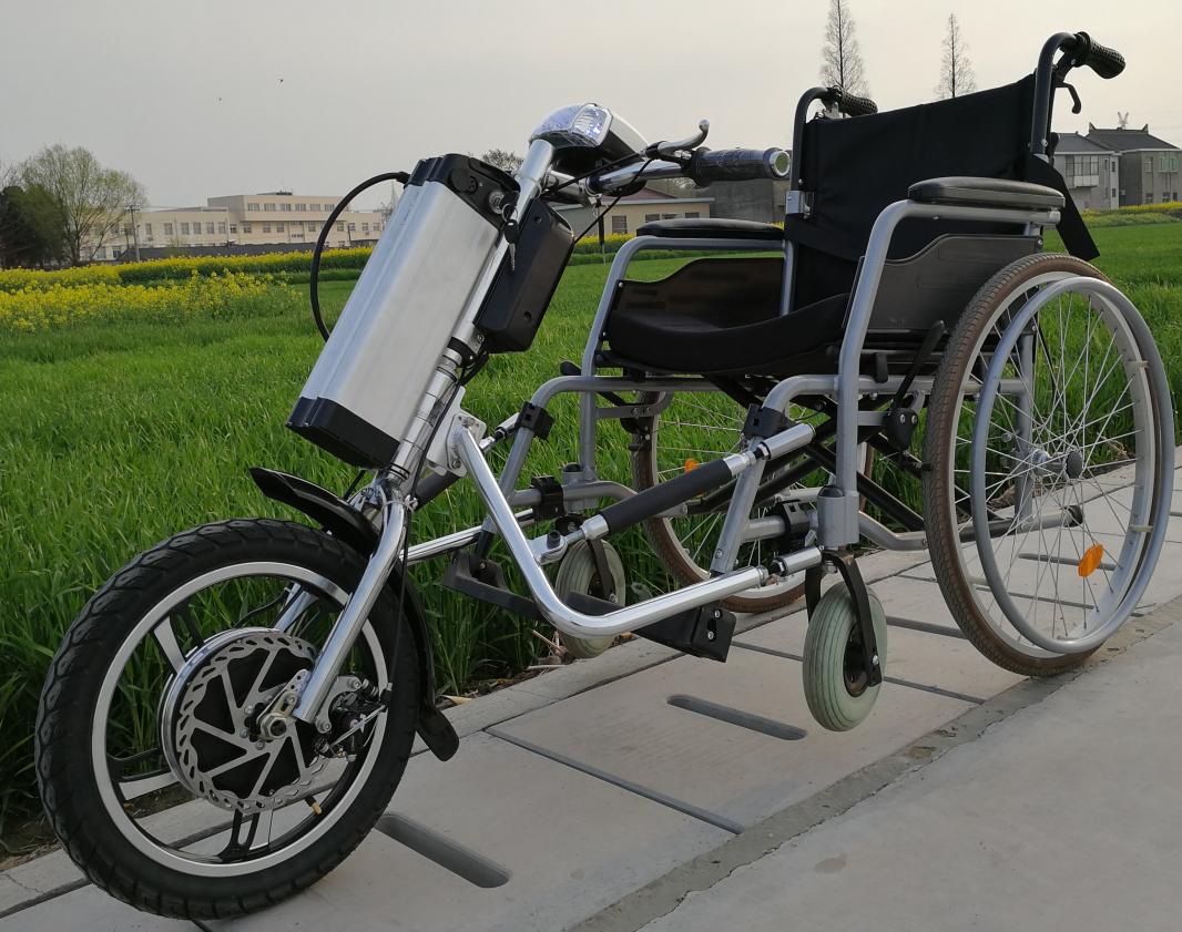 Электрический привод 36v 350w, акум. Li-ion 36v 12A/H для механических инвалидных колясок., фото 1