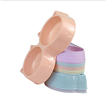 Двойная миска для животных с ушками