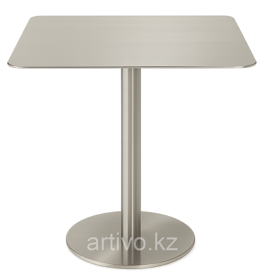 Стол обеденный из нержавеющей стали Quadra, фото 1
